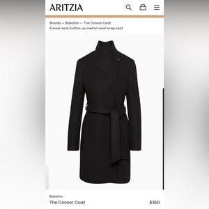 Babaton Aritzia Connor coat- size small.